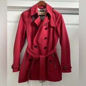 Authentic Burberry Short Trench Coat